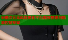 半糖次元无风险黄化平台高效管理与精准控制专家