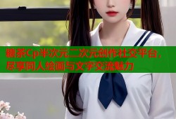 糖茶Cp半次元二次元创作社交平台，尽享同人绘画与文字交流魅力