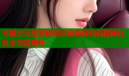 半糖次元扭蛋教程攻略画师约稿摆摊社区全功能揭秘