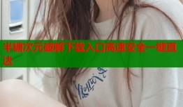 半糖次元破解下载入口高速安全一键直达