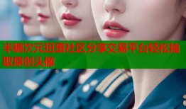 半糖次元扭蛋社区分享交易平台轻松抽取原创头像