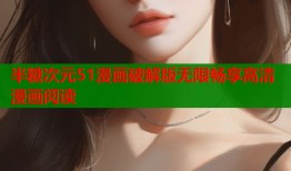 半糖次元51漫画破解版无限畅享高清漫画阅读