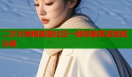 二次元堆糖美图社区一键收藏高清壁纸头像