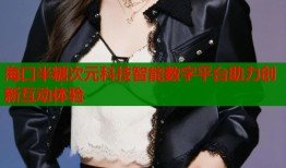 海口半糖次元科技智能数字平台助力创新互动体验