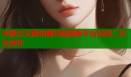 半糖次元原创圈约稿摆摊平台玩转二次元创作