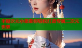 半糖次元小恩助你轻松打造专属二次元世界