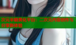 次元半糖黄化平台：二次元内容创作与分享新体验