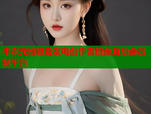 半次元堆糖爱发电创作者粉丝互动会员制平台
