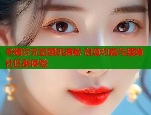 半糖次元扭蛋机揭秘 创意约稿与摆摊社区新体验 半糖次元扭蛋机揭秘 创意约稿与摆摊社区新体验